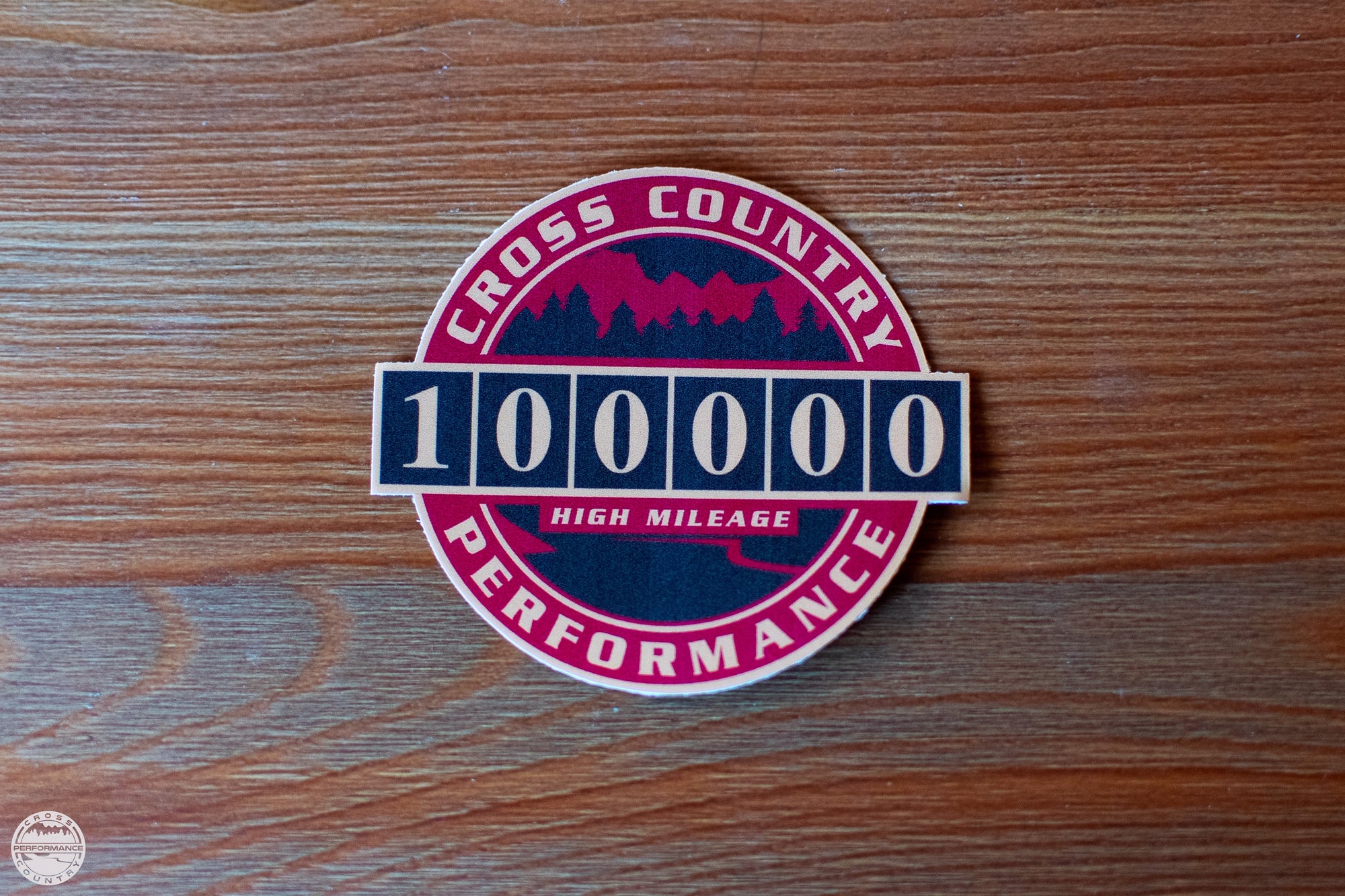 100K High Mileage Badge Sticker - Cross Country Performance