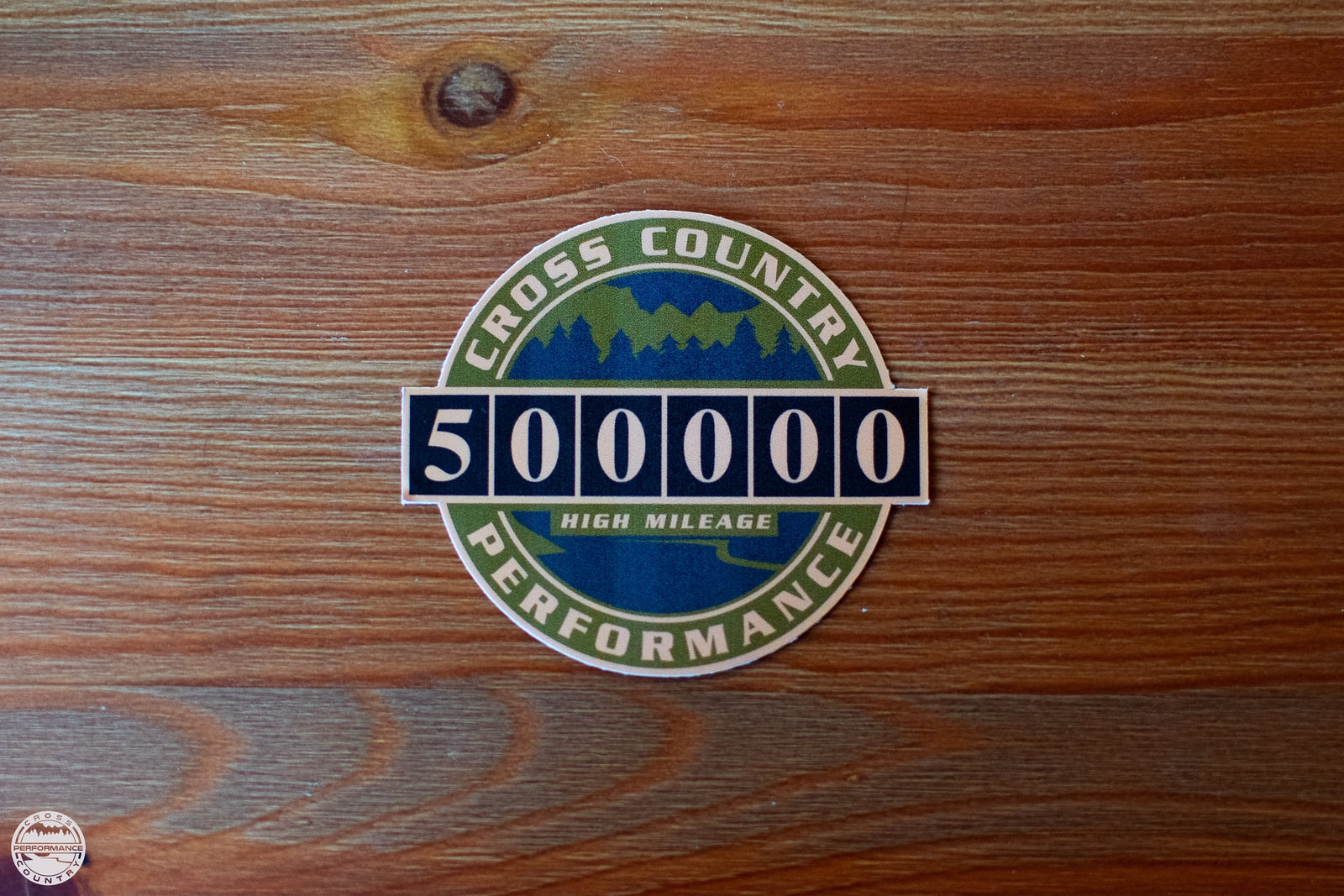 500K High Mileage Badge Sticker - Cross Country Performance