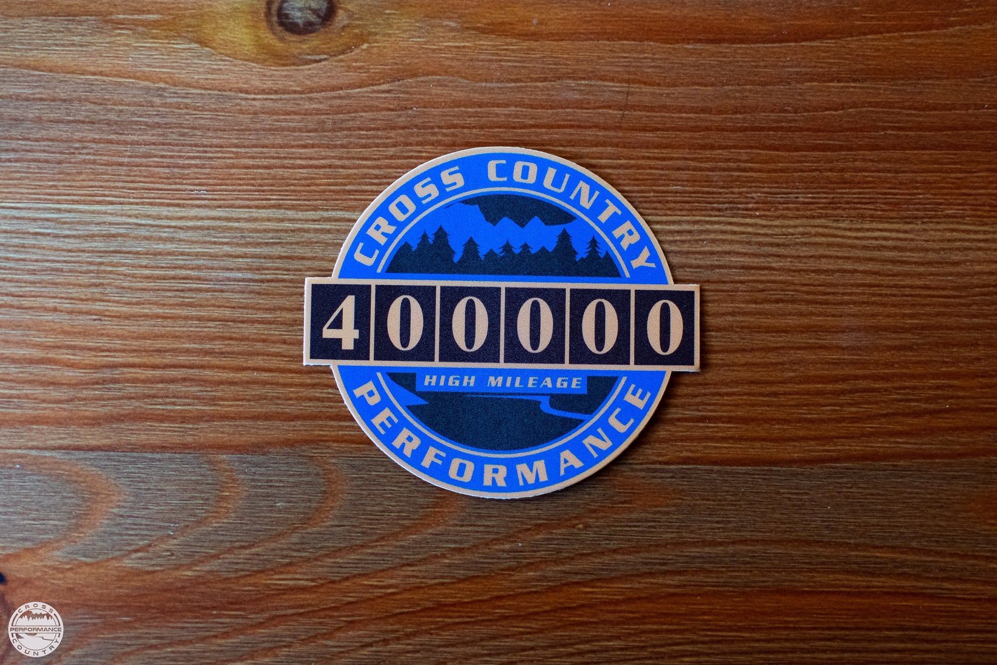 400K High Mileage Badge Sticker - Cross Country Performance