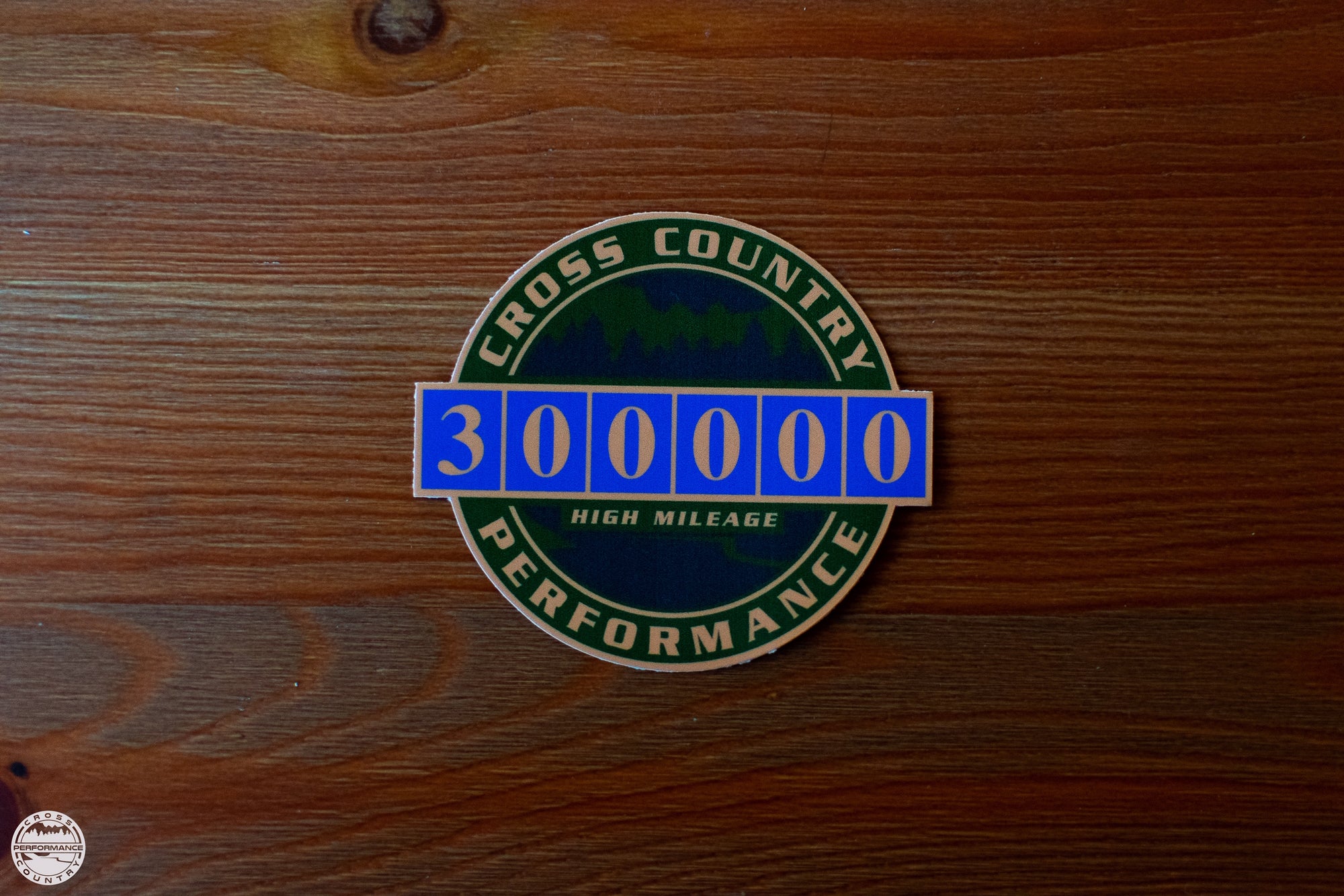 300K High Mileage Badge Sticker - Cross Country Performance