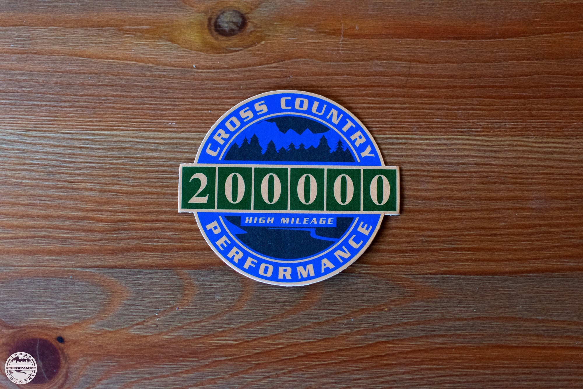 200K High Mileage Badge Sticker - Cross Country Performance
